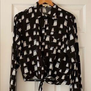 Love Notes long sleeve button up